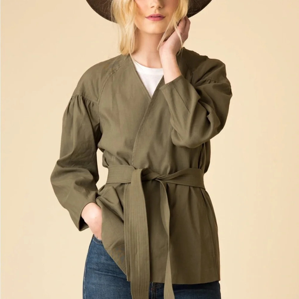 A.L.C. Kendrick Linen Blend Jacket